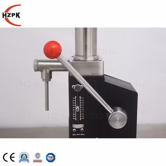 Hzpk A03 Hand Pressure Essential Oil Bottle Cosmetic Face Cream Jar Paste Liquid Filling Machine 5